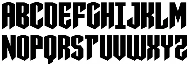 Sleigher Шрифта ВЕРХНИЙ