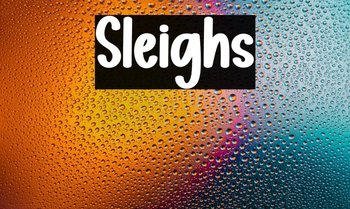 Sleighs Example 1