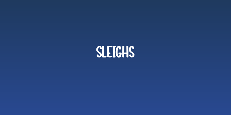 Sleighs Social Header