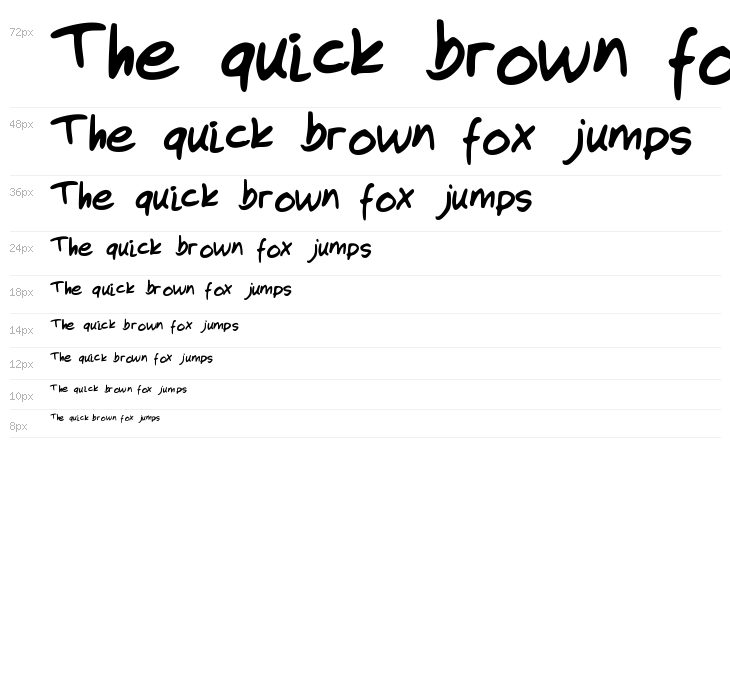 Sleight Of Font Waterfall