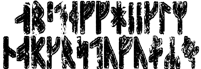 Sleipnir Runic Font LOWERCASE
