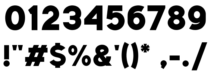 Slenco-Black Font OTHER CHARS