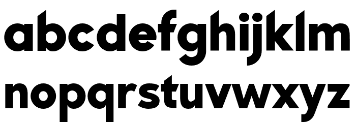 Slenco-Black Font LOWERCASE