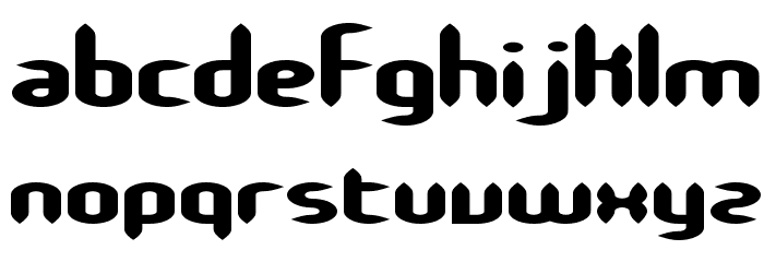 Slender Stubby BRK Fonte MINÚSCULAS