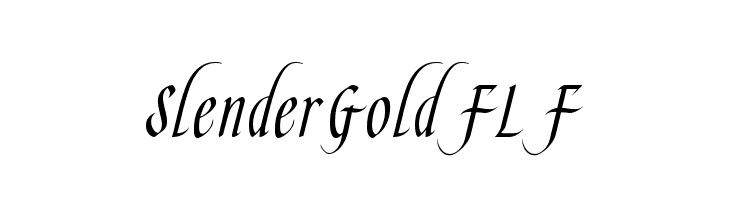 SlenderGoldFLF  नि: शुल्क फ़ॉन्ट्स डाउनलोड