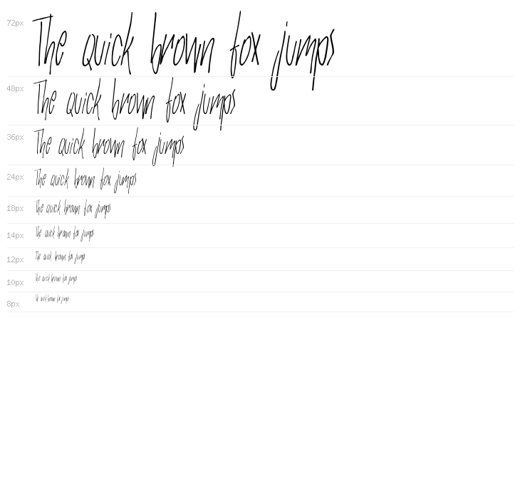 SlenderThin Waterfall