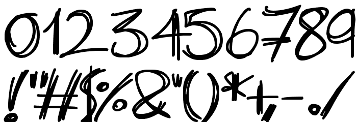 Slenderscratch Schriftart Anderer Schreiben