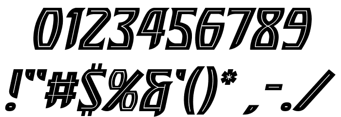 SleuthSerif BB Italic Font OTHER CHARS