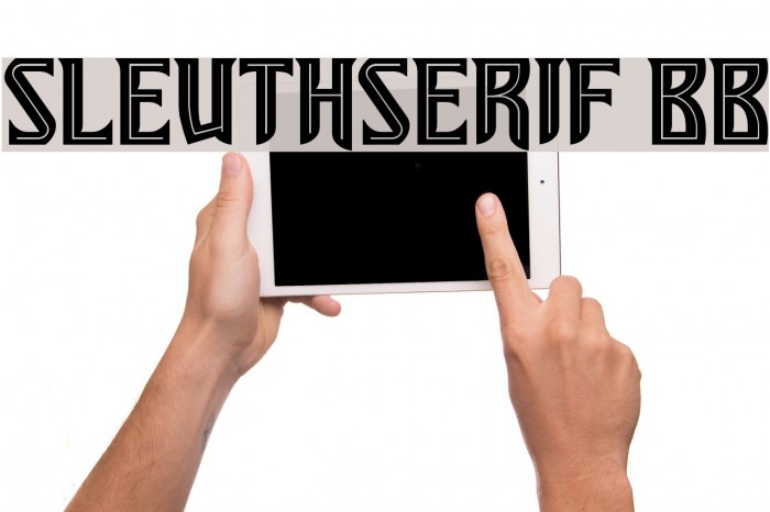 SleuthSerif BB Font examples
