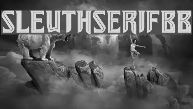 SleuthSerifBB Font examples