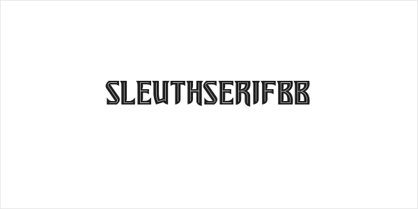 SleuthSerifBB Logo