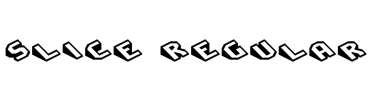 Slice Regular  免费字体下载