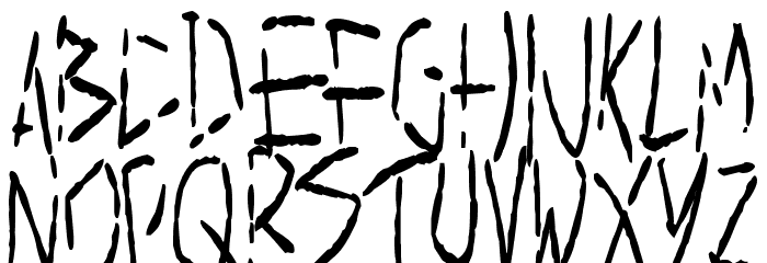 Slice Font LOWERCASE
