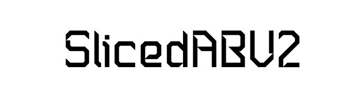 Sliced AB V2  Descarca Fonturi Gratis