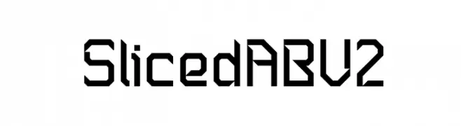 Sliced AB V2  Fuentes Gratis Descargar