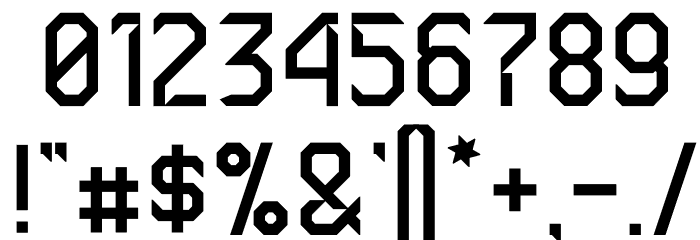 Sliced AB V2 Font OTHER CHARS