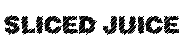 Sliced Juice Font