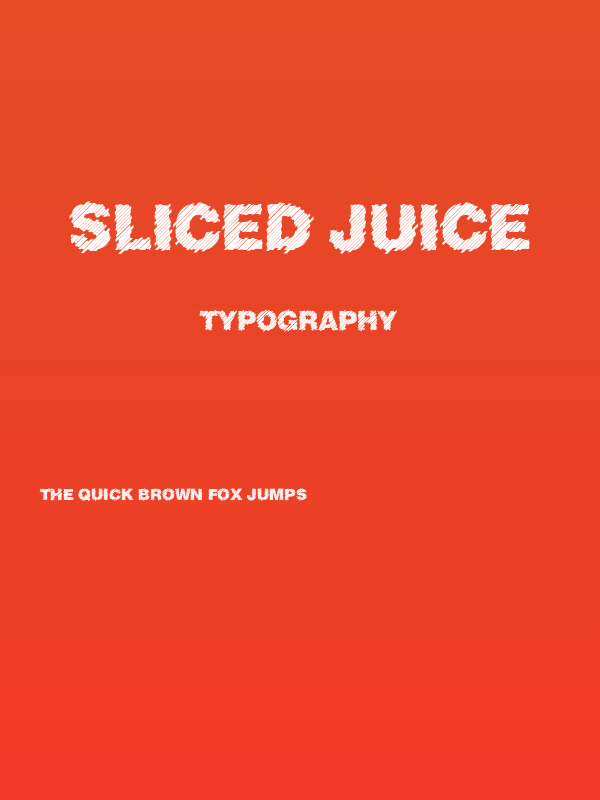Sliced Juice Poster