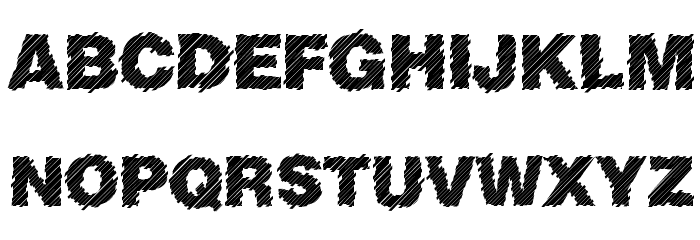 Sliced Juice Font LOWERCASE