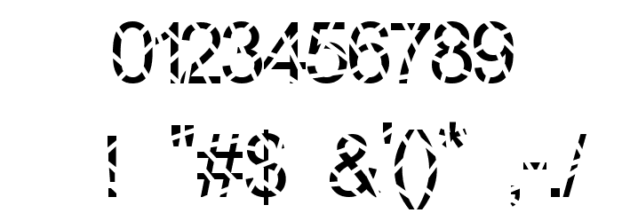 Sliced Font OTHER CHARS