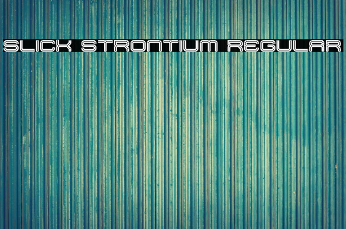 Slick Strontium Regular Example 3