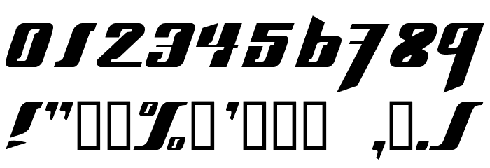 Slick69 Font OTHER CHARS