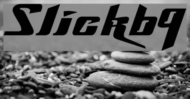 Slick69 Font examples