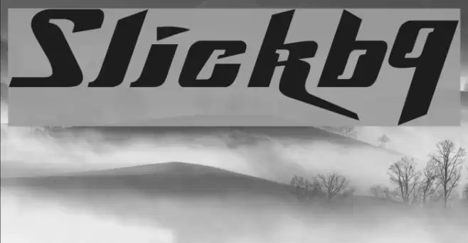 Slick69 Font examples