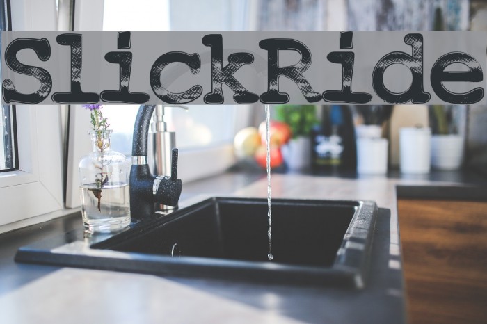SlickRide Font examples