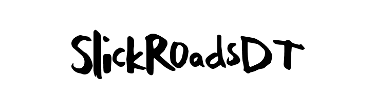 SlickRoadsDT Font