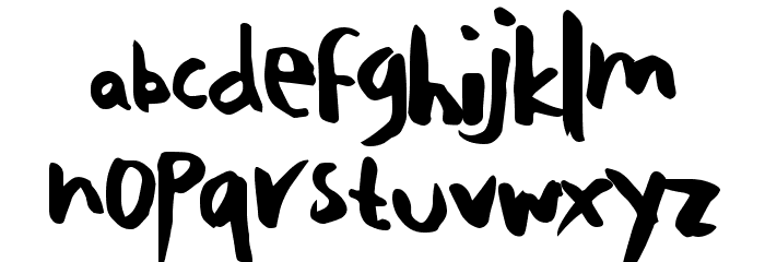SlickRoadsDT Font LOWERCASE