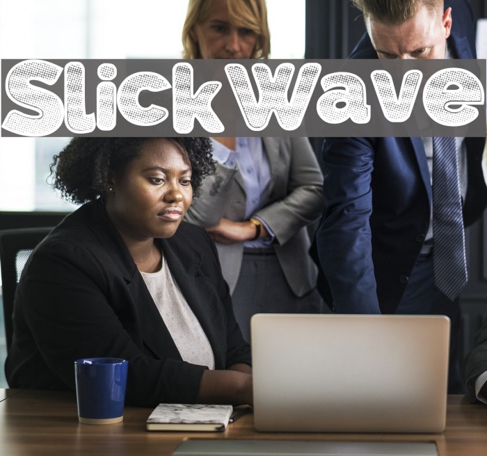SlickWave Font examples