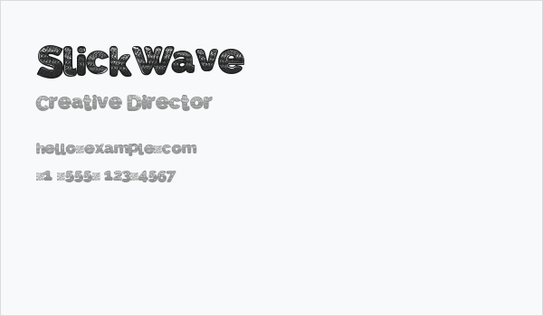 SlickWave Business Card