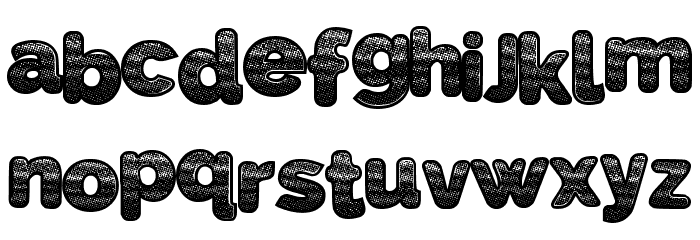 SlickWave Font LOWERCASE