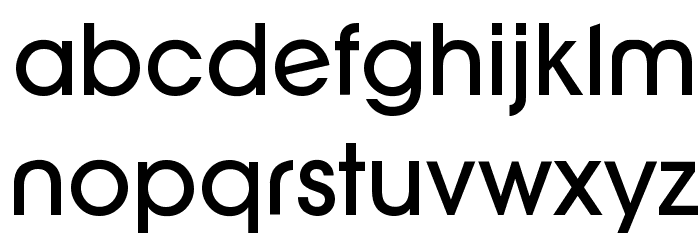 Slick Font LOWERCASE