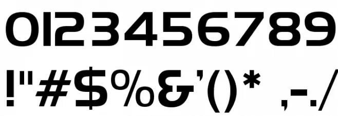 Slicker Font Alte caractere