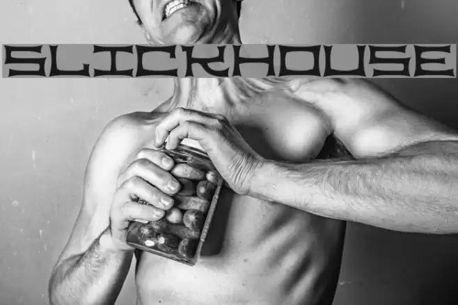 Slickhouse Font examples