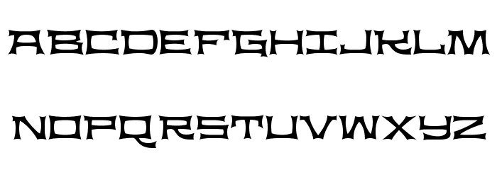 Slickhouse Font LOWERCASE