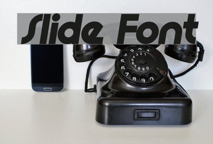Slide Font examples