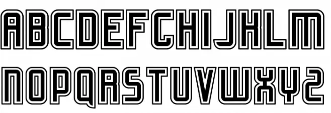 Slidfis kittlande Schriftart Groß