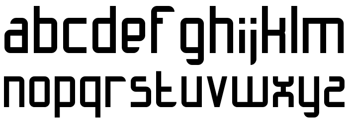 Slidfis Font LOWERCASE