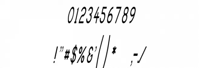 Slight Changes Font OTHER CHARS