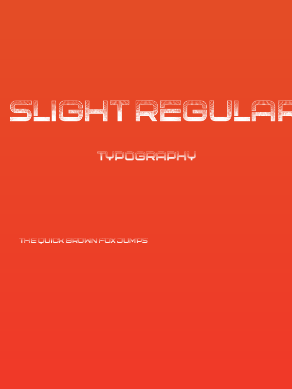 Slight Regular Poster