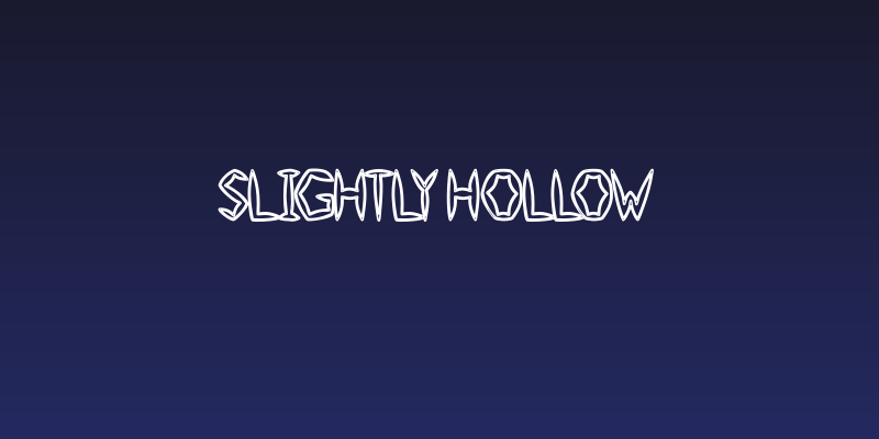 Slightly Hollow Social Header