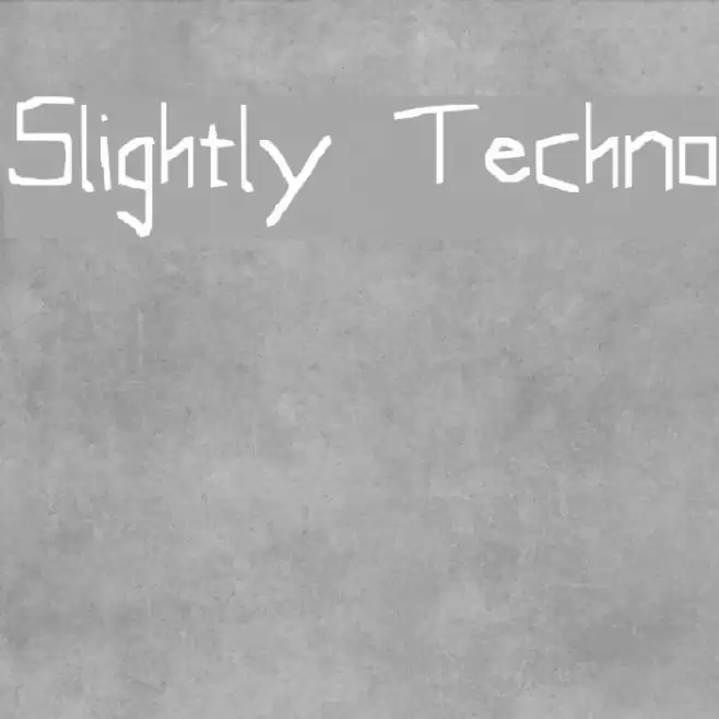 Slightly Techno Font examples