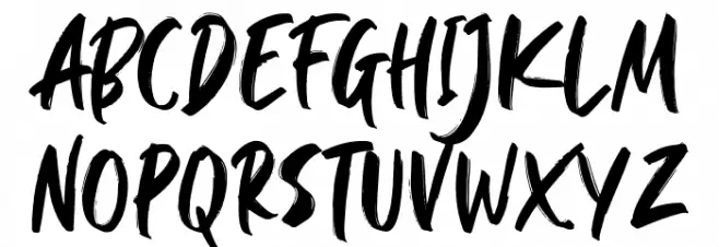 SlightlyMarkerDEMO Шрифта ВЕРХНИЙ