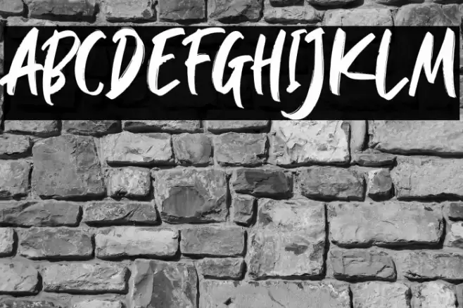 SlightlyMarkerDEMO Font examples