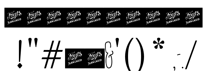 Slim Chef Font OTHER CHARS