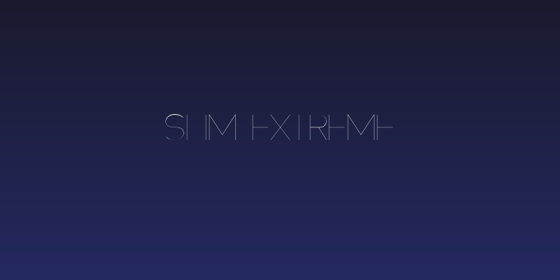 Slim Extreme Social Header