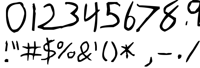 Slim Jim Font OTHER CHARS